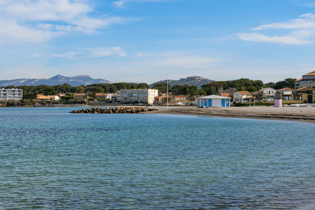 Page plage des charmettes - site ville de Six Fours-les-Plages