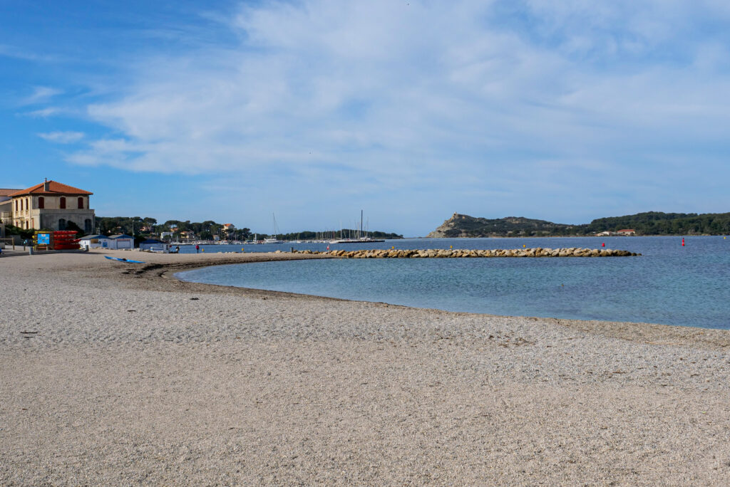Page plage des charmettes - site ville de Six Fours-les-Plages