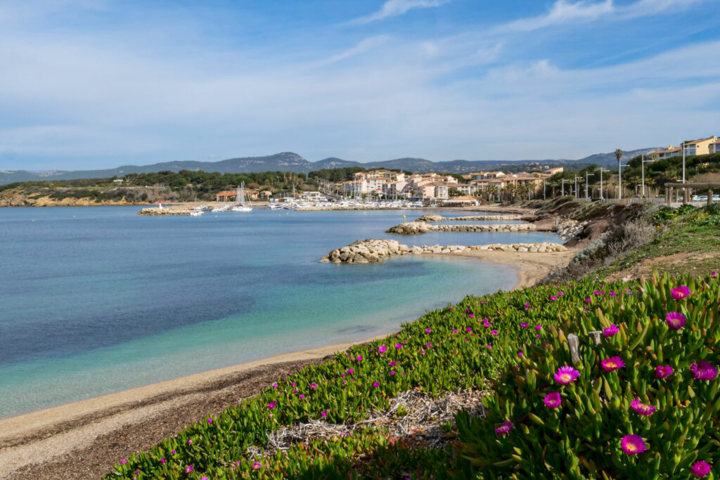 Page plage de la coudoulière - site ville de Six Fours-les-Plages