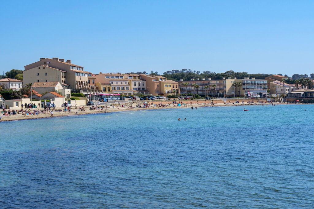 Page plage du cros - site ville de Six Fours-les-Plages